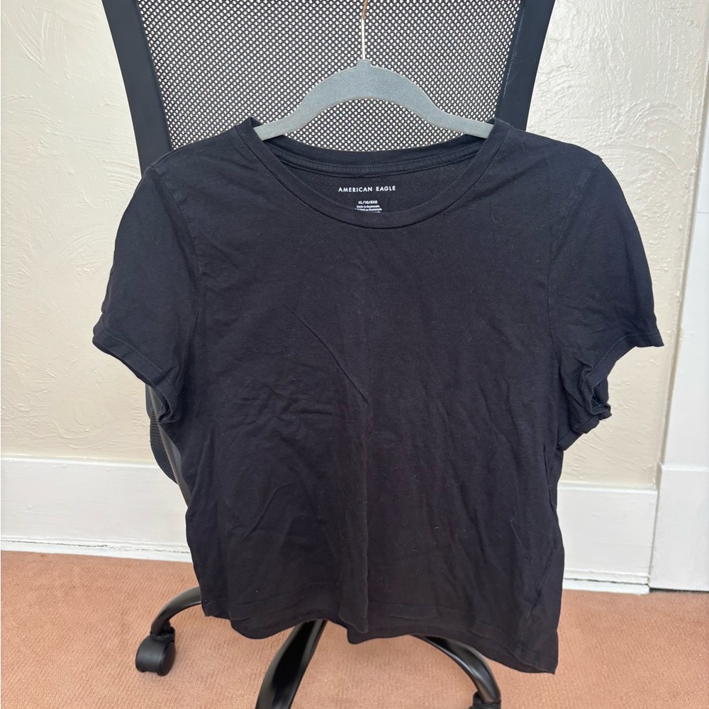 American Eagle Black Baby T-Shirt